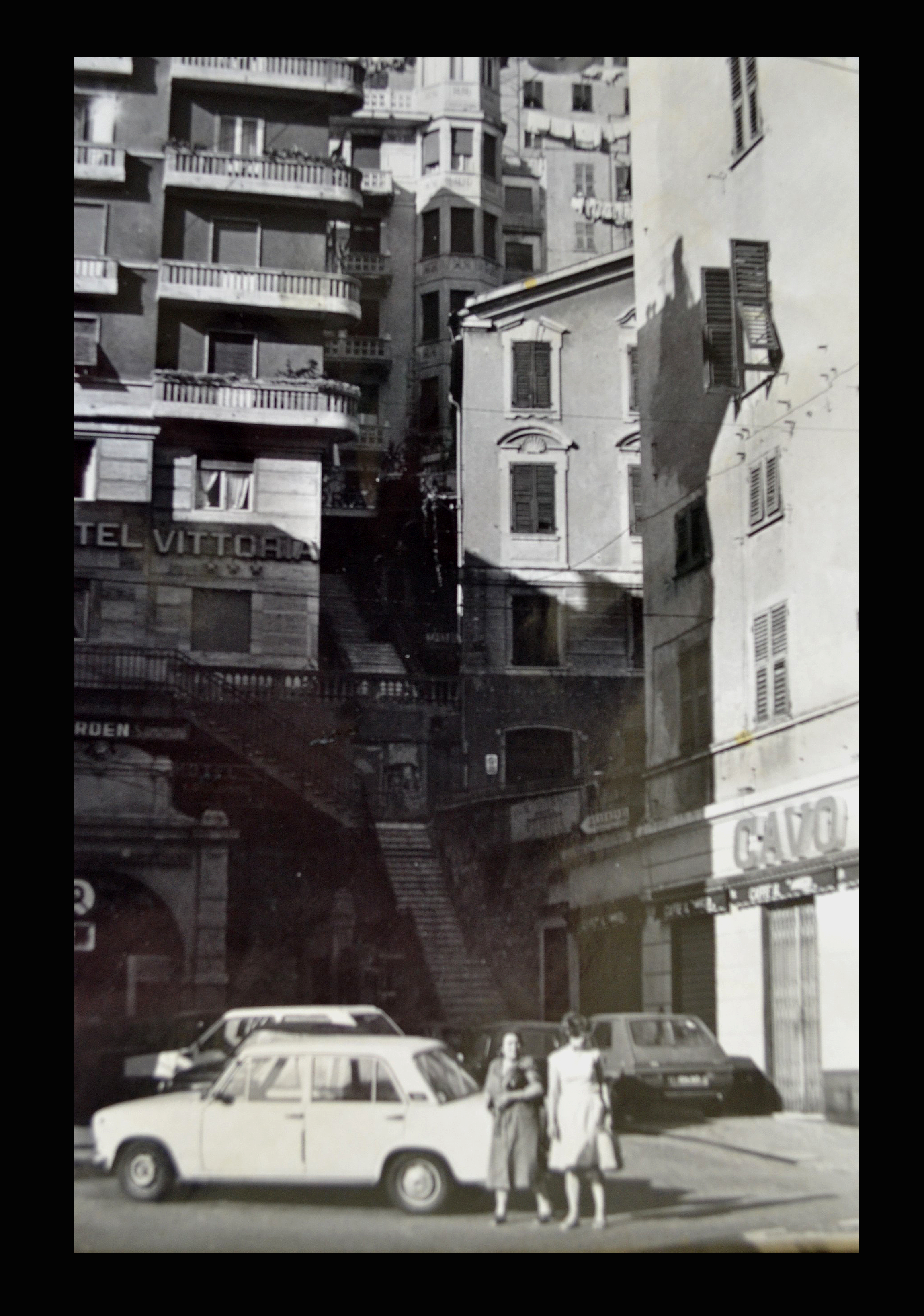 Genoa, Italy, birthplace of Christopher Columbus and home to these two lady shoppers.